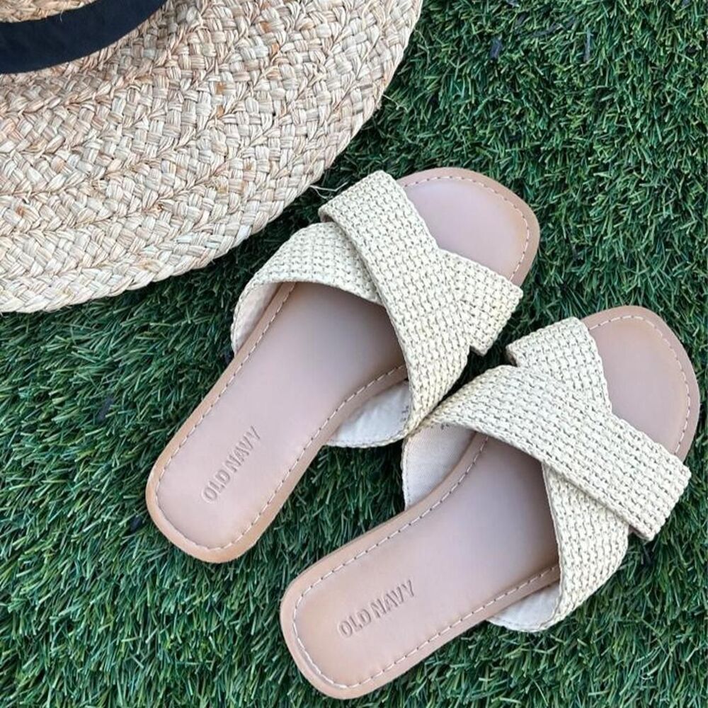 Old-navy Women's Cream and Tan Sandals